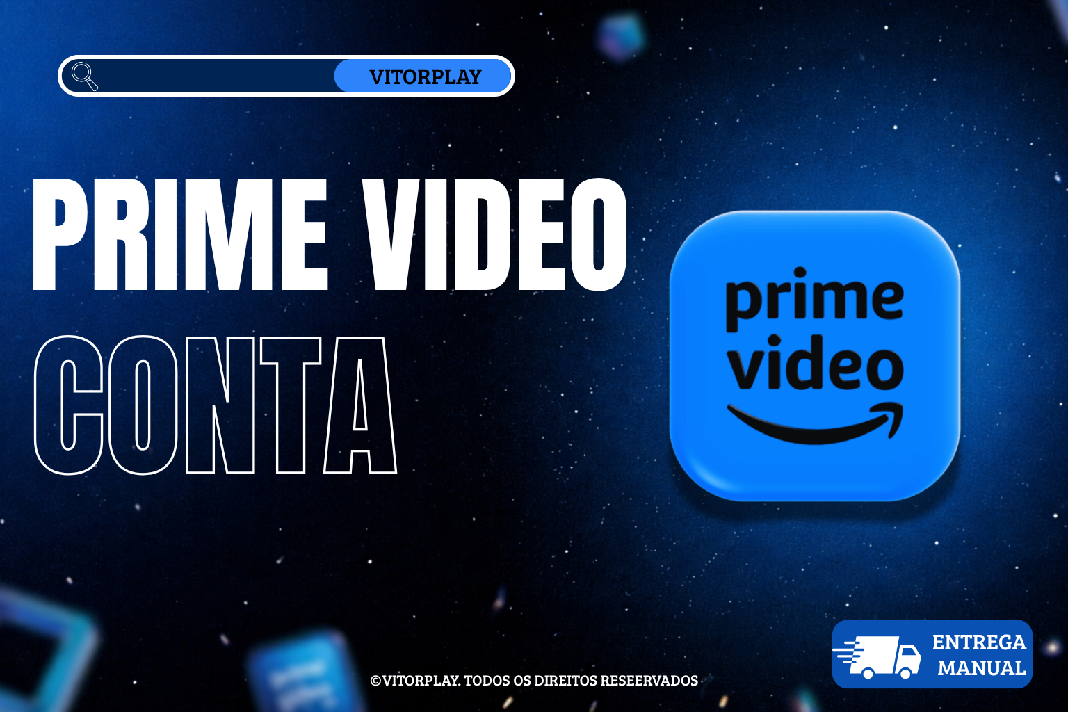 Conta prime video com 6 perfis - entrega em ate 24h