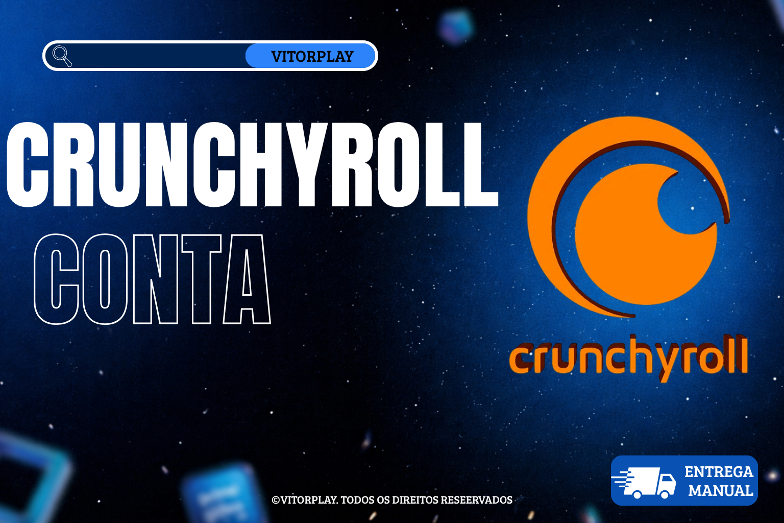 Conta crunchyroll com 5 perfis