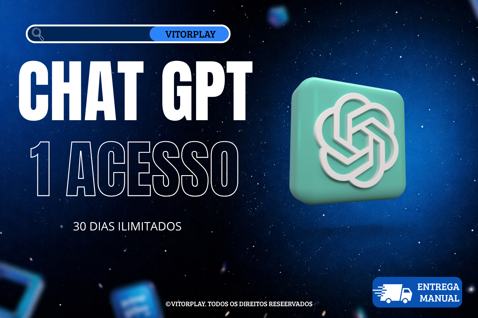 CHAT GPT PLUS 1 ACESSO