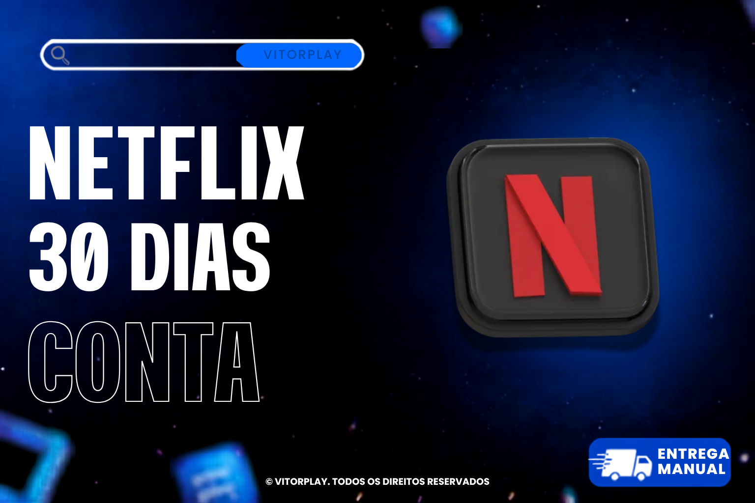 Conta netflix 4k com 5 perfis - entrega em ate 24h
